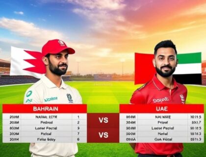 Bahrain National Cricket Team Vs Uae Cricket Team Match Scorecard