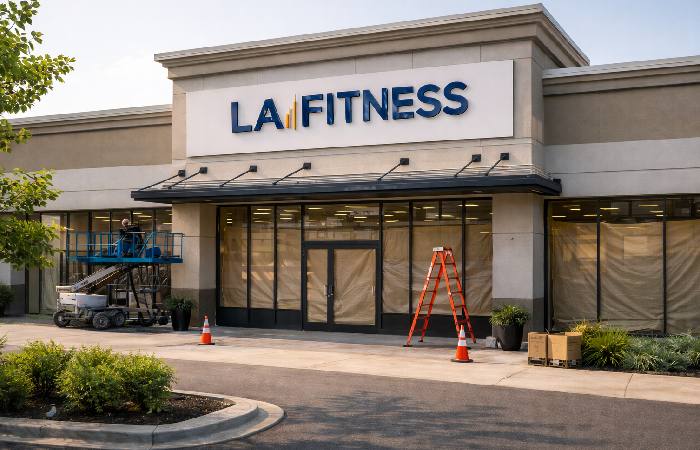 Former Esporta Fitness location rebranded as LA Fitness