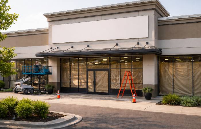 Interior of an Esporta Fitness gym during brand expansion years
