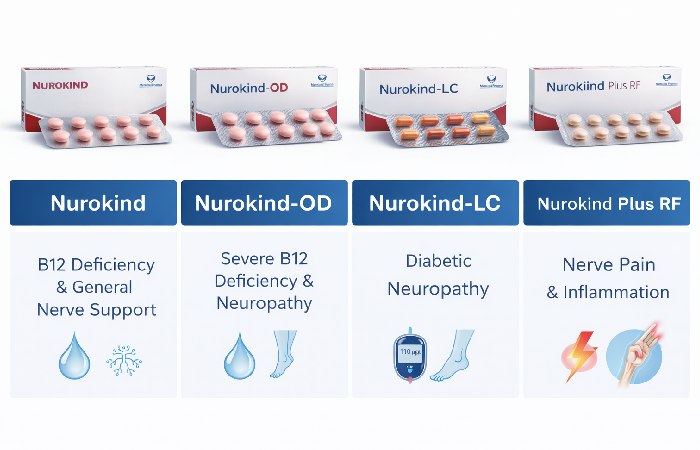 Comparison of Nurokind variants and their uses