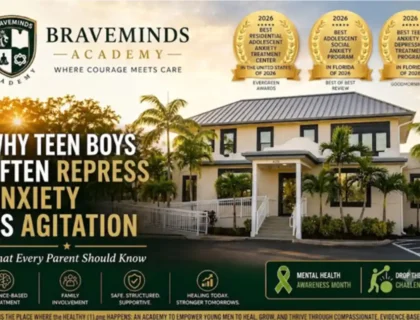 Braveminds Academy residential treatment center for teen anxiety and agitation in Florida