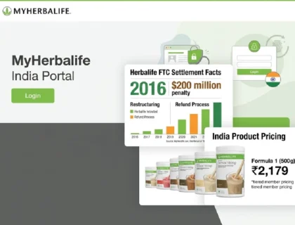 MyHerbalife.com India login page guide with pricing and safety information