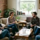 Group therapy session in a supportive recovery environment