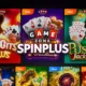 SpinPlus games platform featuring Tongits, Pusoy, slots, and card games